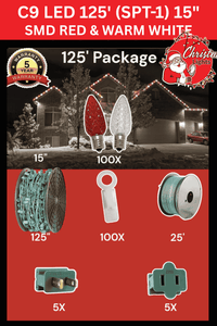 C9 LED 125' SPT-1 15