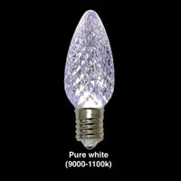 C9 Minleon LED Christmas light bulb in pure warm white