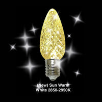 C9 Minleon LED Christmas light bulb in new sun warm white twinkle