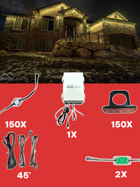 InvisiLights 150' Smart Light Clips Kit