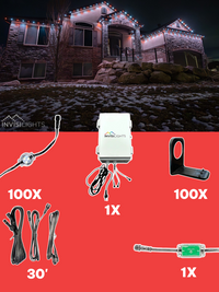 InvisiLights 100' Smart Light Clips Kit