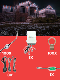 InvisiLights 100' Smart Light Clips Kit