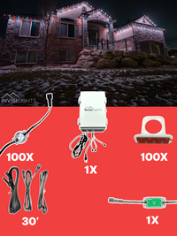 InvisiLights 100' Smart Light Clips Kit