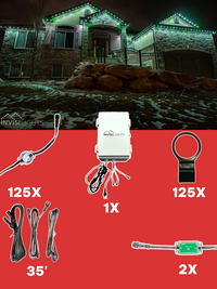 InvisiLights 125' Smart Light Clips Kit