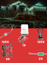 InvisiLights 125' Smart Light Clips Kit