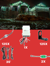 InvisiLights 125' Smart Light Clips Kit