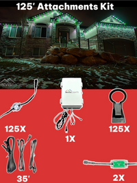 InvisiLights 125' Smart Light Clips Kit