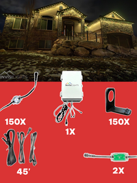 InvisiLights 150' Smart Light Clips Kit