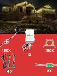 InvisiLights 150' Smart Light Clips Kit