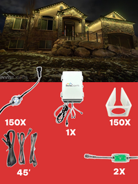 InvisiLights 150' Smart Light Clips Kit