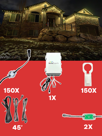 InvisiLights 150' Smart Light Clips Kit