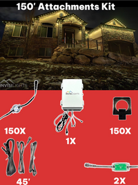 InvisiLights 150' Smart Light Clips Kit