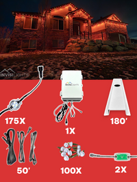 InvisiLights 175' Kit with Channels