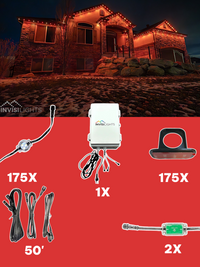 InvisiLights 175' Smart Light Clips Kit