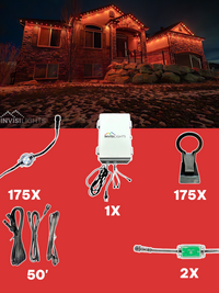 InvisiLights 175' Smart Light Clips Kit