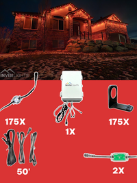 InvisiLights 175' Smart Light Clips Kit