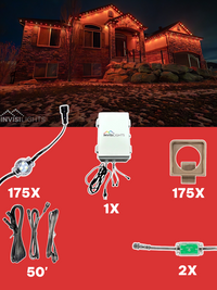 InvisiLights 175' Smart Light Clips Kit