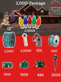 C9 LED 2000' Contractor Pro Package