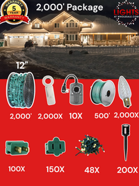 C9 LED 2000' Contractor Pro Package