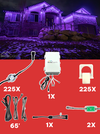 InvisiLights 225' Smart Light Clips Kit