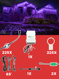 InvisiLights 225' Smart Light Clips Kit