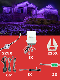 InvisiLights 225' Smart Light Clips Kit