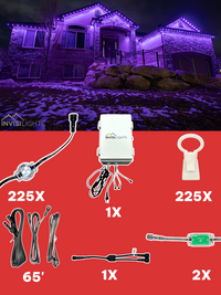 InvisiLights 225' Smart Light Clips Kit