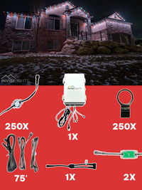 InvisiLights 250' Smart Light Clips Kit