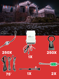 InvisiLights 250' Smart Light Clips Kit