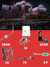 InvisiLights 250' Smart Light Clips Kit