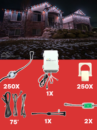 InvisiLights 250' Smart Light Clips Kit