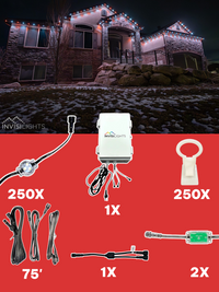 InvisiLights 250' Smart Light Clips Kit