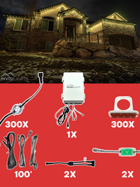 InvisiLights 300' Smart Light Clips Kit