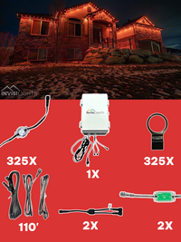 InvisiLights 325' Smart Light Clips Kit