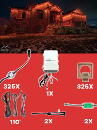 InvisiLights 325' Smart Light Clips Kit