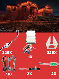 InvisiLights 325' Smart Light Clips Kit