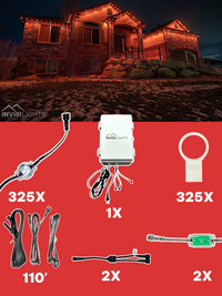 InvisiLights 325' Smart Light Clips Kit