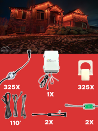 InvisiLights 325' Smart Light Clips Kit