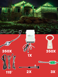 InvisiLights 350' Smart Light Clips Kit
