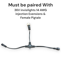 36V InvisiLights T-Cable