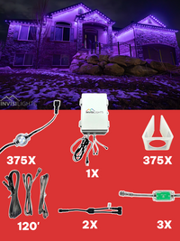 InvisiLights 375' Smart Light Clips Kit