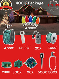 C9 Commercial Elite Bulbs 4000' Contractor Pro Package