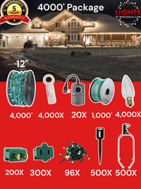 C9 Commercial Elite Bulbs 4000' Contractor Pro Package