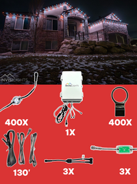 InvisiLights 400' Smart Light Clips Kit