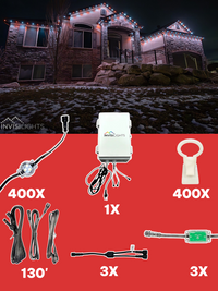 InvisiLights 400' Smart Light Clips Kit