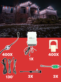 InvisiLights 400' Smart Light Clips Kit