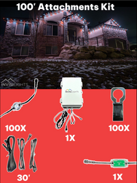 InvisiLights 100' Smart Light Clips Kit