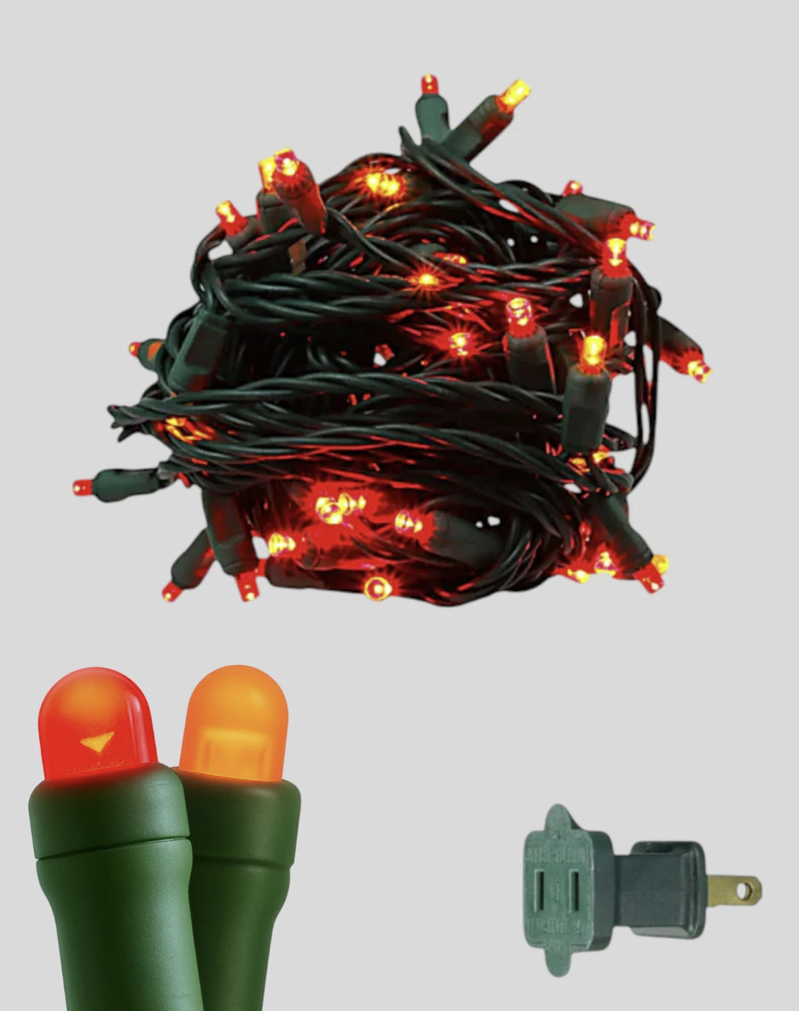 50L 6" Spacing Convex LED Mini Christmas Light (Ball)