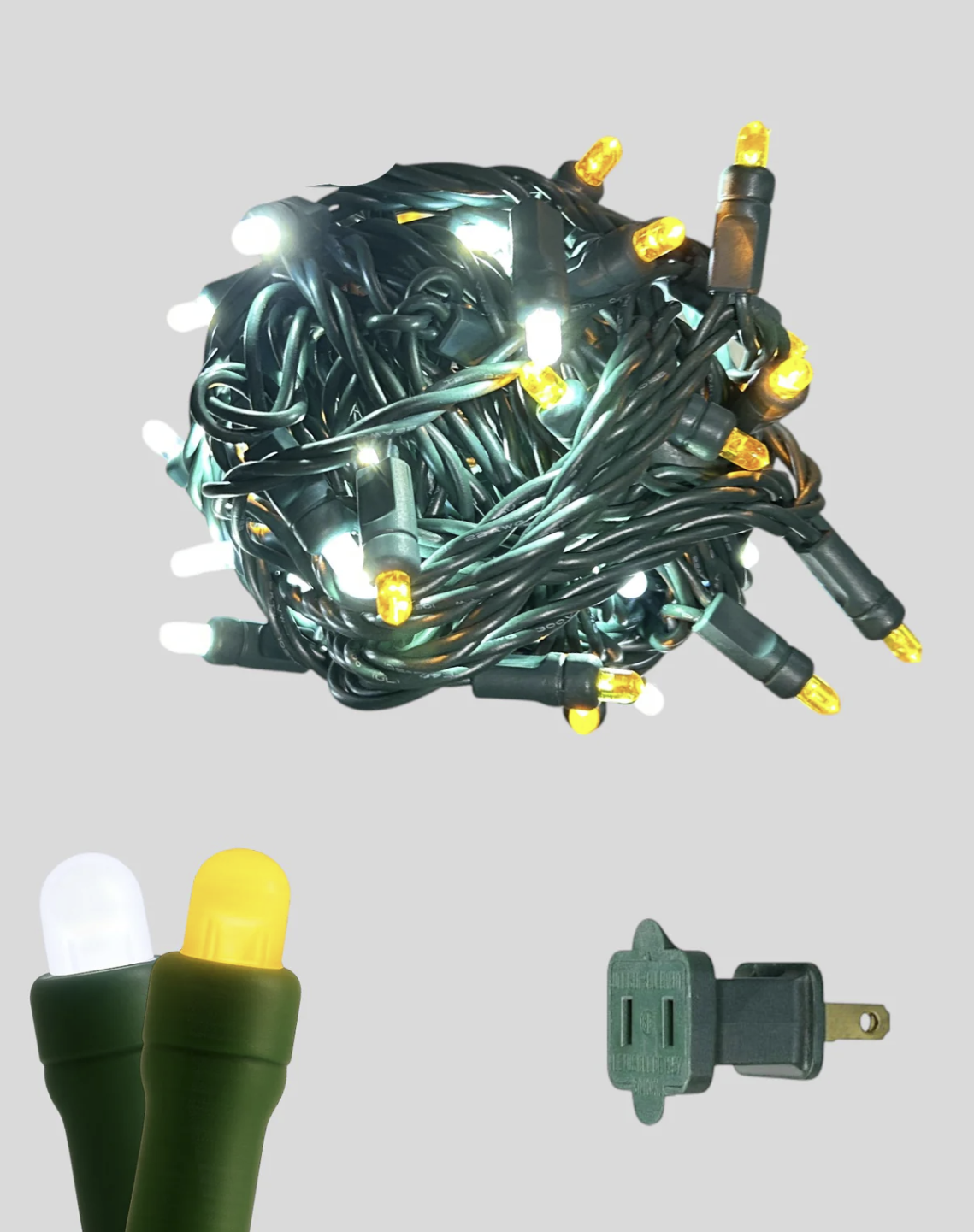 50L 6" Spacing Convex LED Mini Christmas Light (Ball)