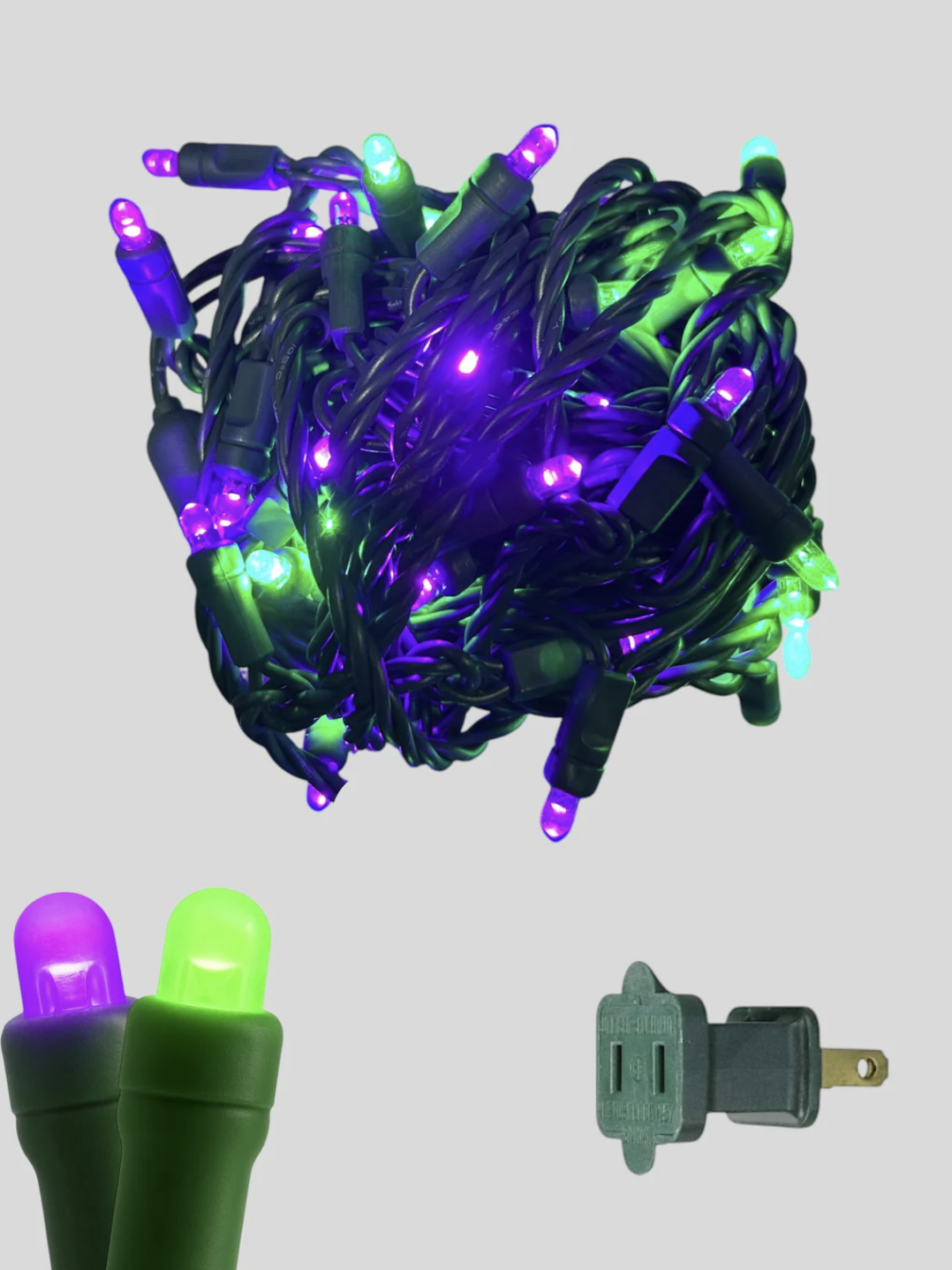 50L 6" Spacing Convex LED Mini Christmas Light (Ball)